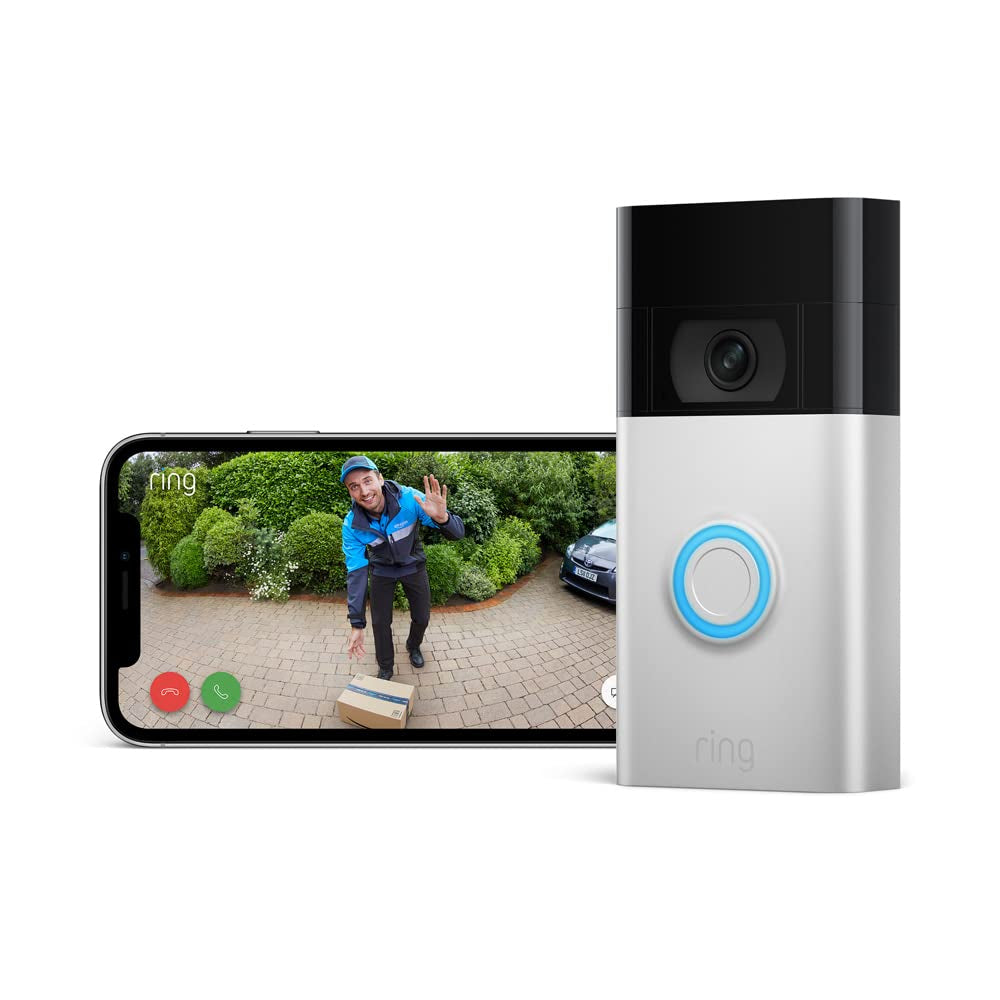 Video Doorbell (2Nd Gen) by Amazon | Wireless Video Doorbell Security Camera with 1080P HD Video, Battery-Powered, Wifi, Easy Installation | 30-Day Free Trial of  Protect | Works with Alexa