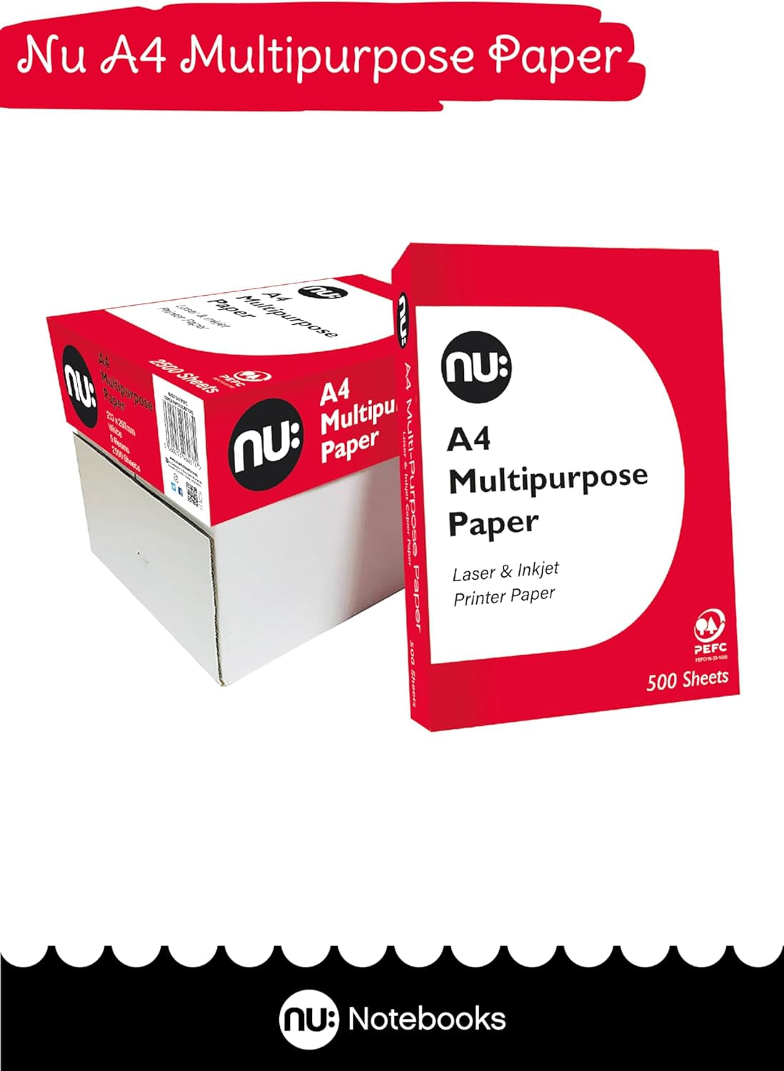 : Multi-Purpose Printer Paper, White, 500 Sheets