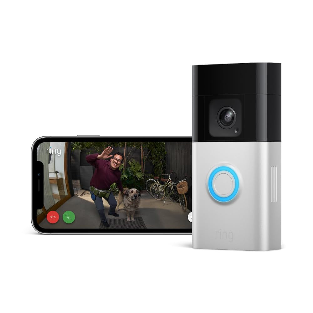 Introducing  Battery Video Doorbell Pro by Amazon | Wireless Video Doorbell Security Camera with Head-To-Toe View, 3D Motion Detection, Colour Night Vision, Wifi, 30-Day Free Trial of  Protect