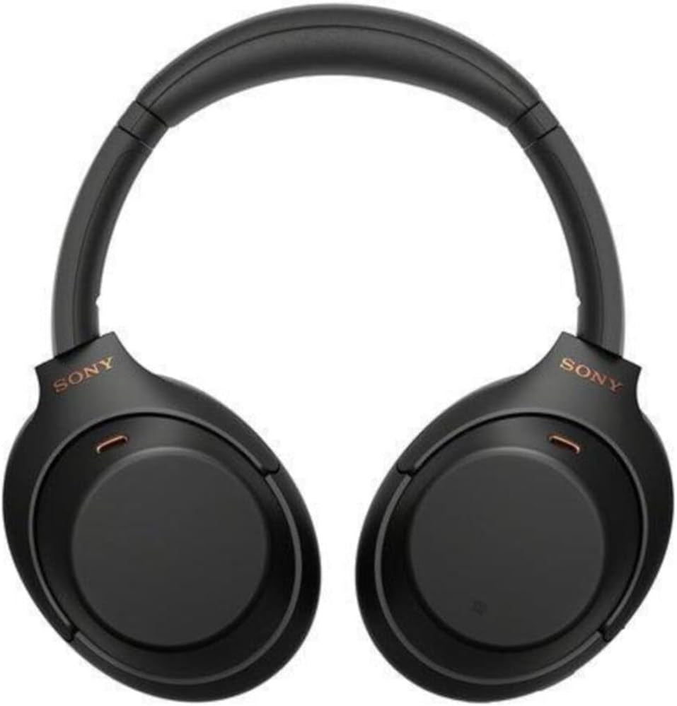 WH-1000XM4 Noise Cancelling Wireless Headphones - 30 Hours Battery Life - over Ear Style - Optimised for Alexa and the Google Assistant - with Built-In Mic for Phone Calls - Black
