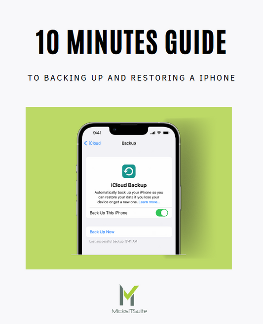 10-minute guide backup and restore of iPhone data from an old to new iPhone